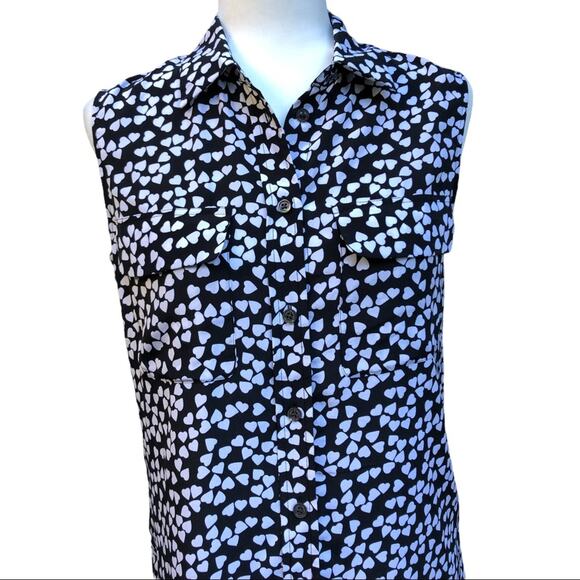 Equipment Endless Hearts Sleeveless Dress XS - Picture 5 of 8